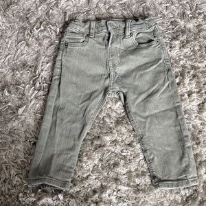 Zara Kids Jeans- olive washed green